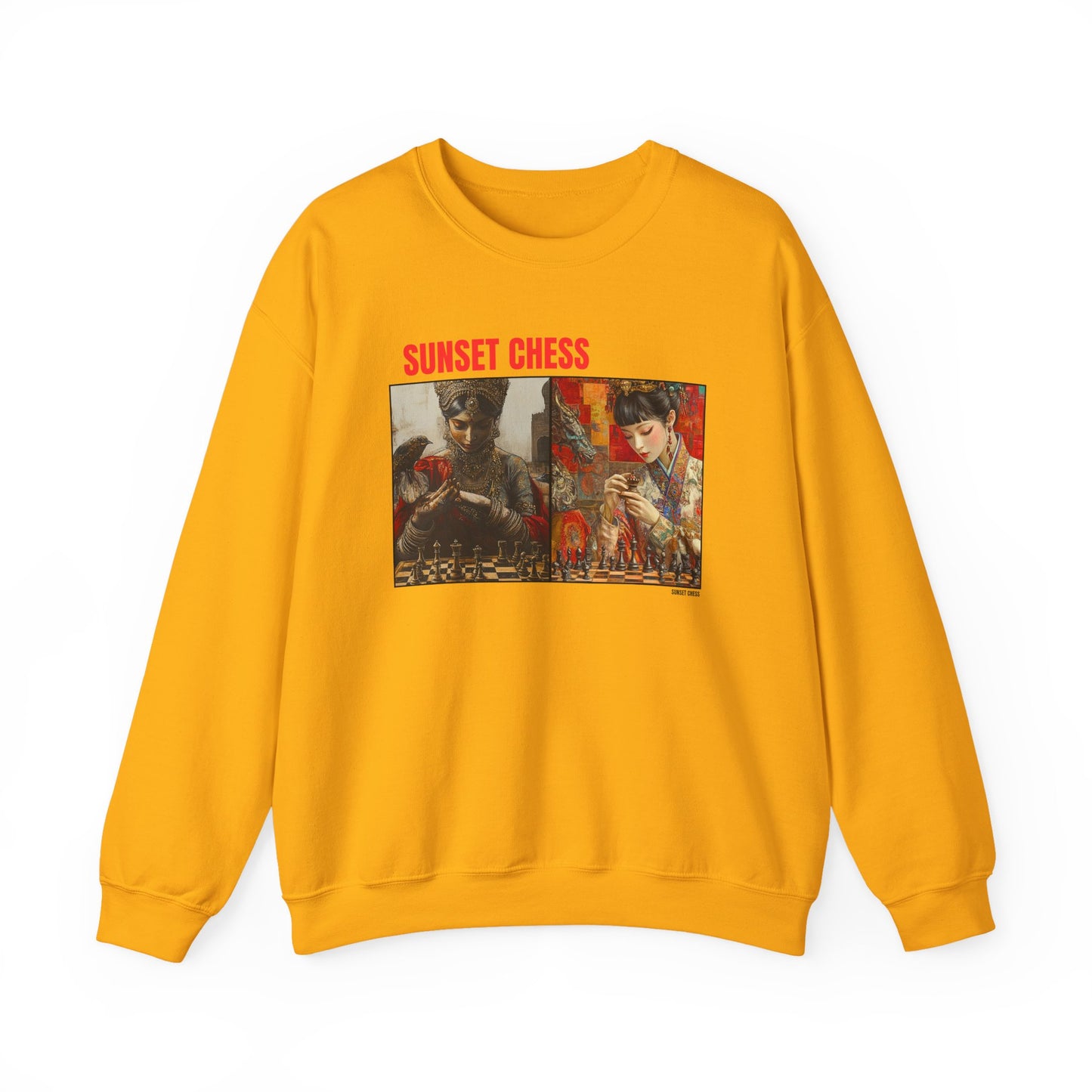Queens Of Asia - Yellow Gold Crewneck Sweater