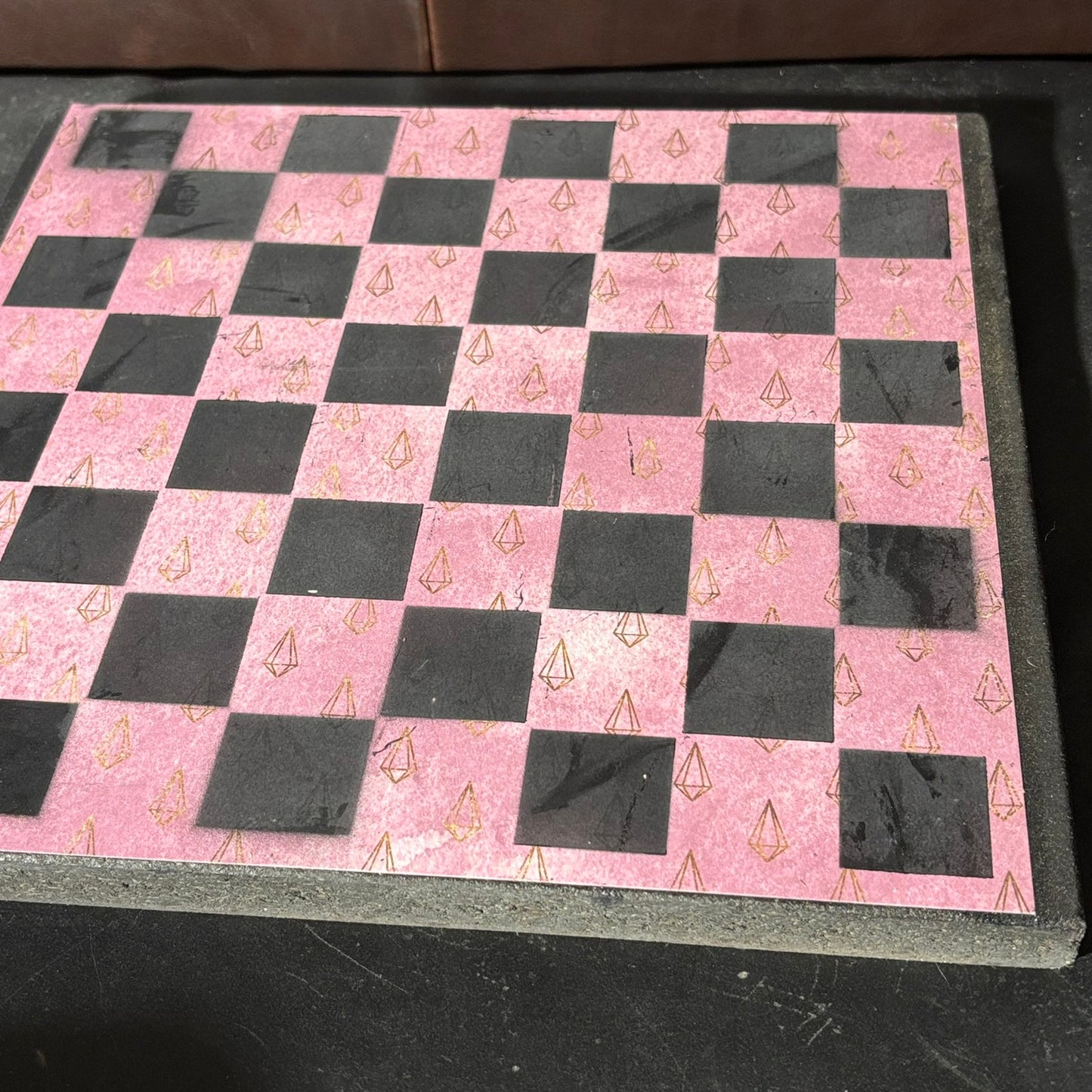 Vintage Pattern - Scrapbook Chess Board