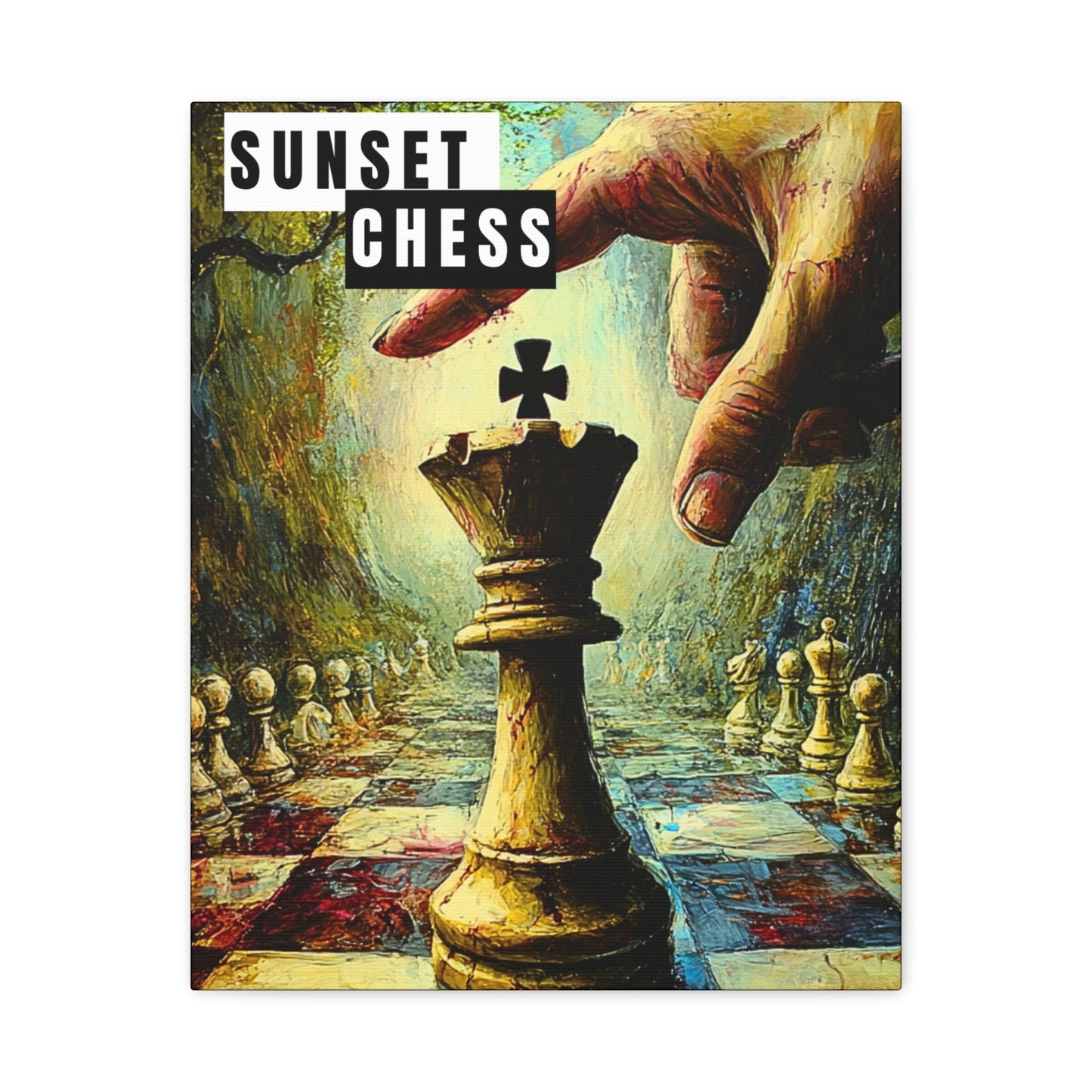 The Magic Touch - Canvas Chess Print 16"x20"