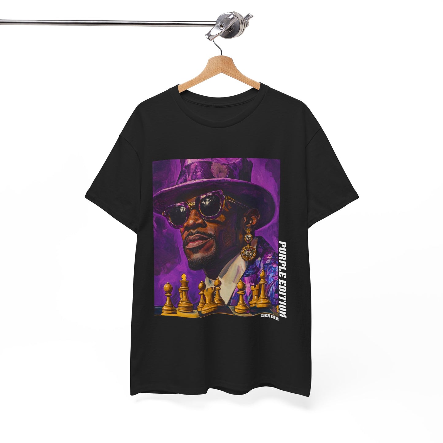 Mr. Purp  - Black Chess T Shirt