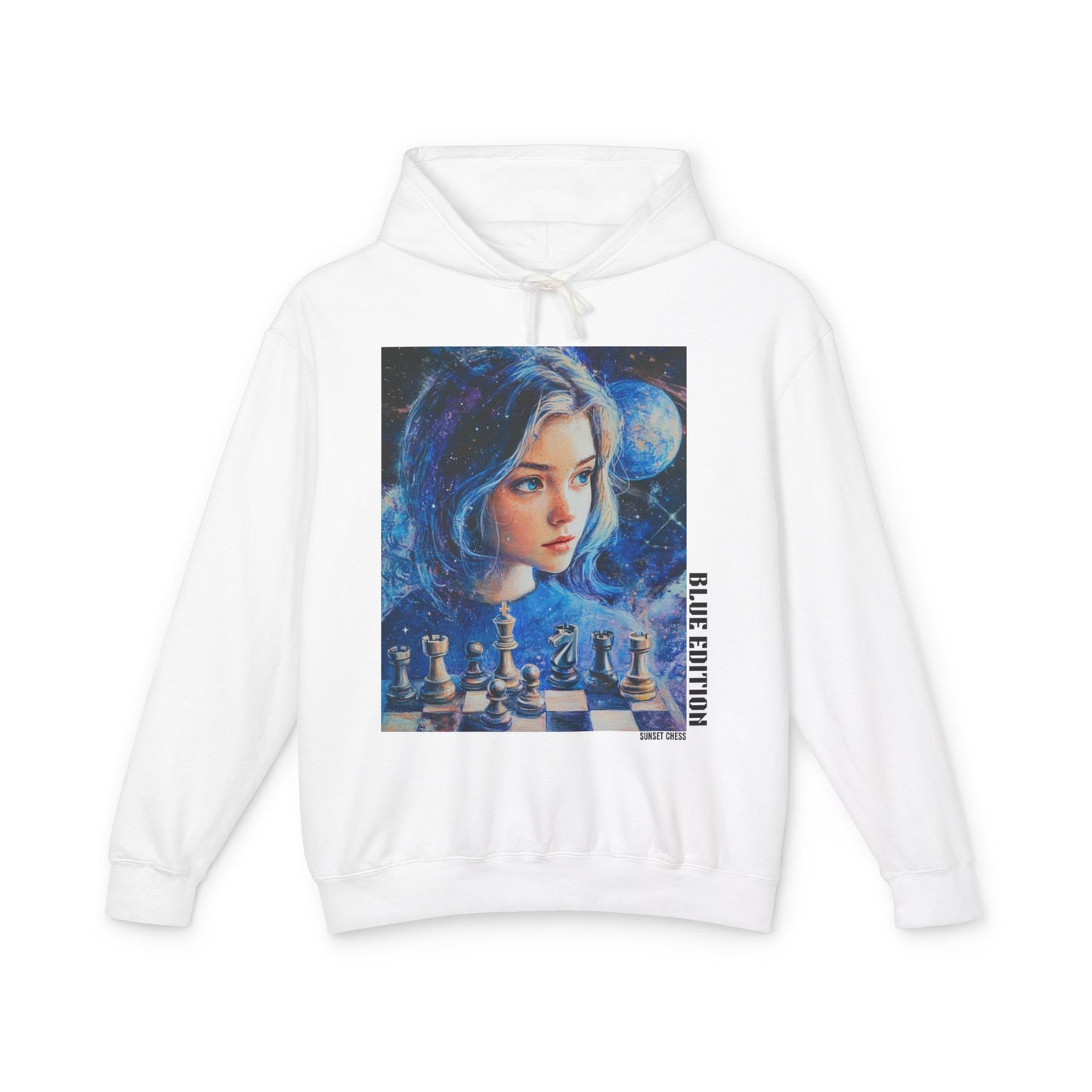 Chess in The Abyss - White Hoodie