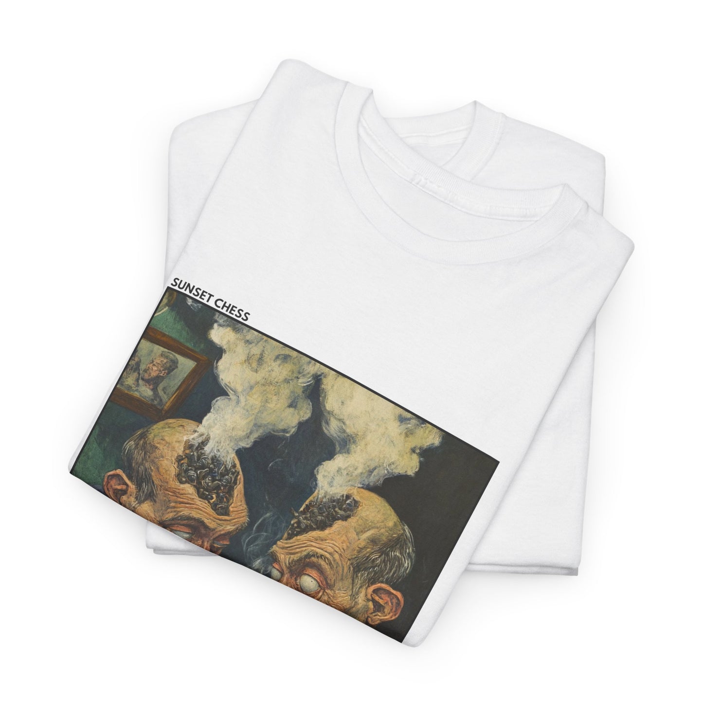 Blitz Ah Make Them Split  - White Chess T Shirt