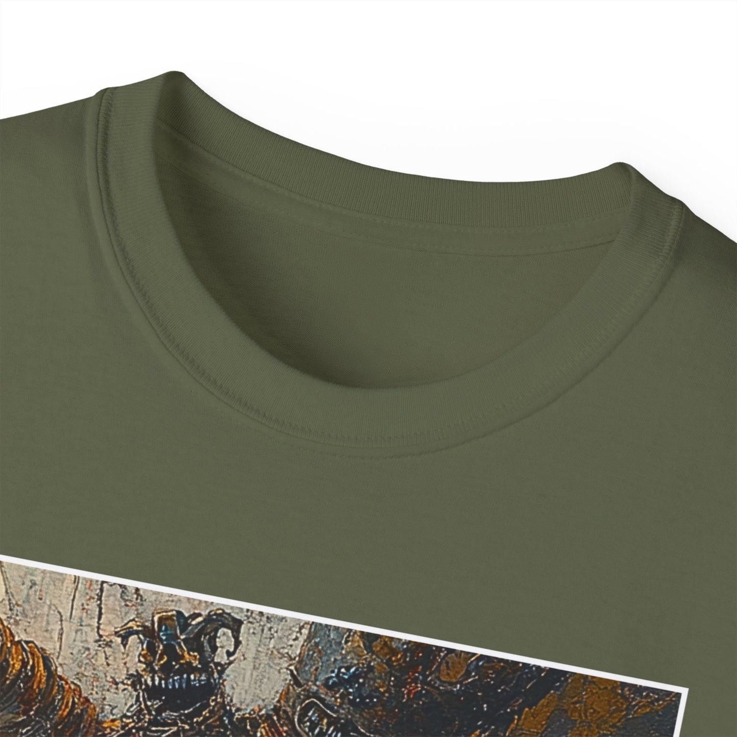 Psycho Puppet - Army Green Chess T Shirt