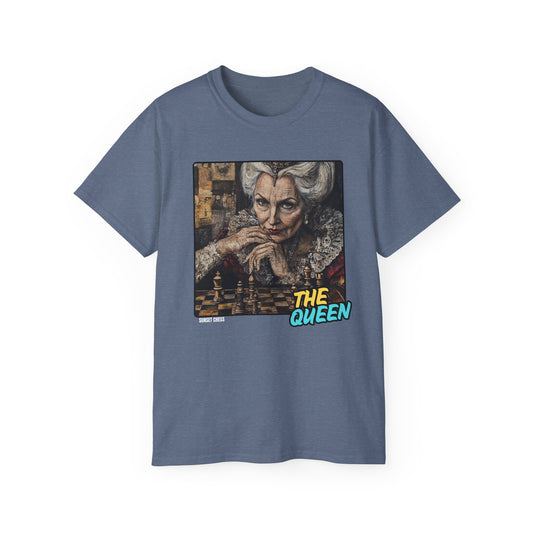 The Old Queen - Heather Indigo Chess T Shirt