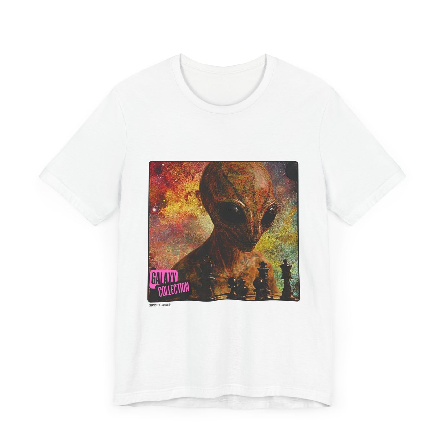 The Strategic Alien - White Chess T Shirt
