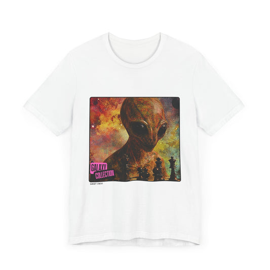 The Strategic Alien - White Chess T Shirt