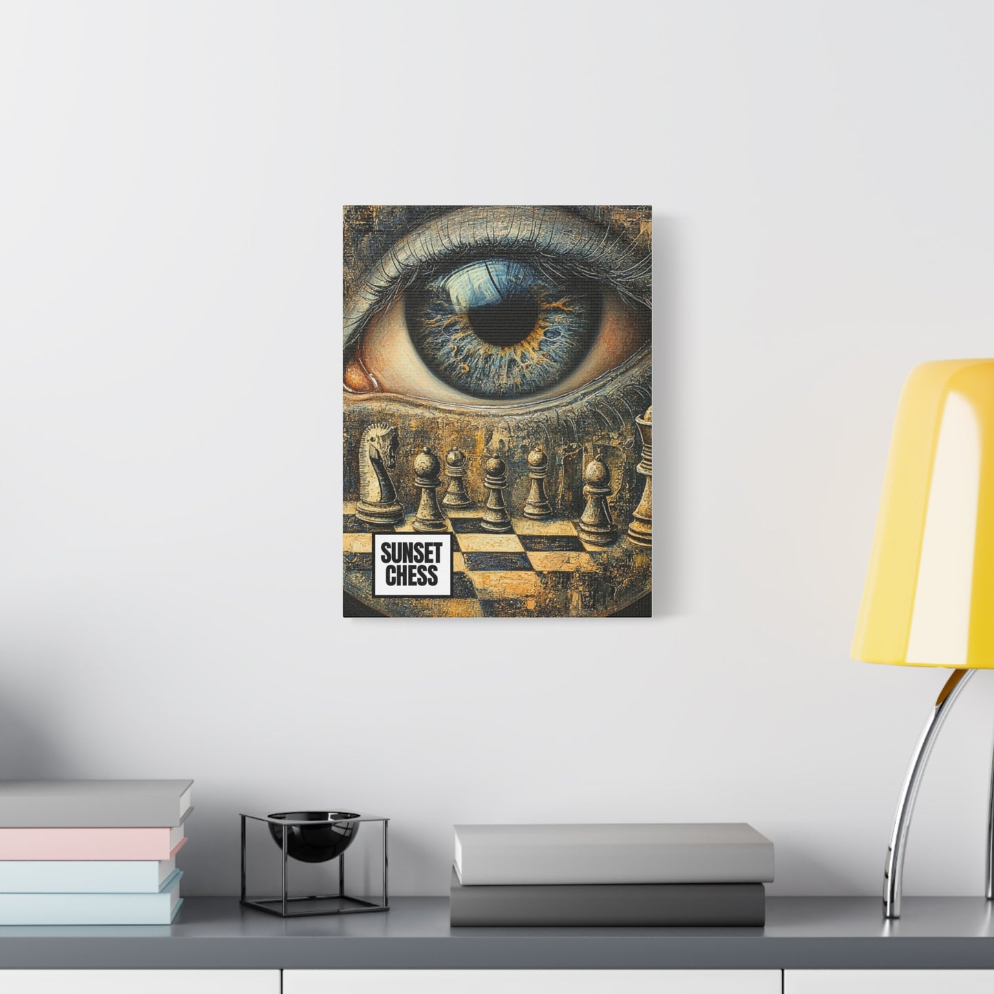 All Seeing Eye - Canvas Chess Print 12"x16"