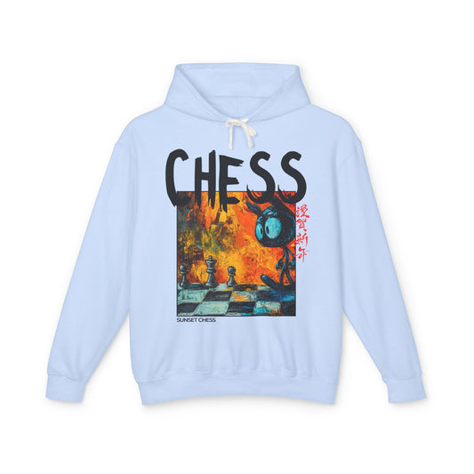 The Little Guy - Blue Chess Hoodie