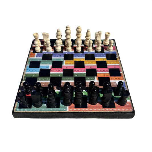 Colored Rulers - Scrapbook Chess Set