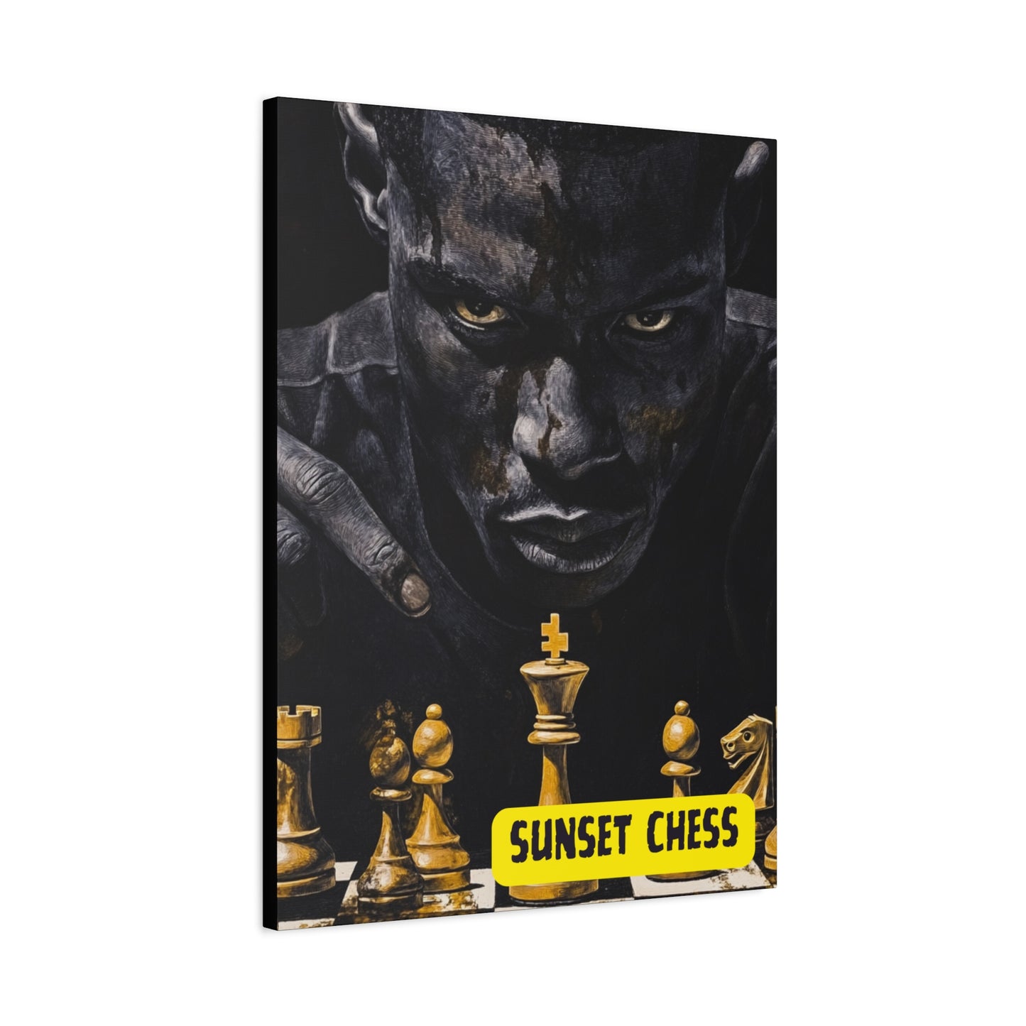 The Love of The Game - Canvas Chess Print 24"x32"