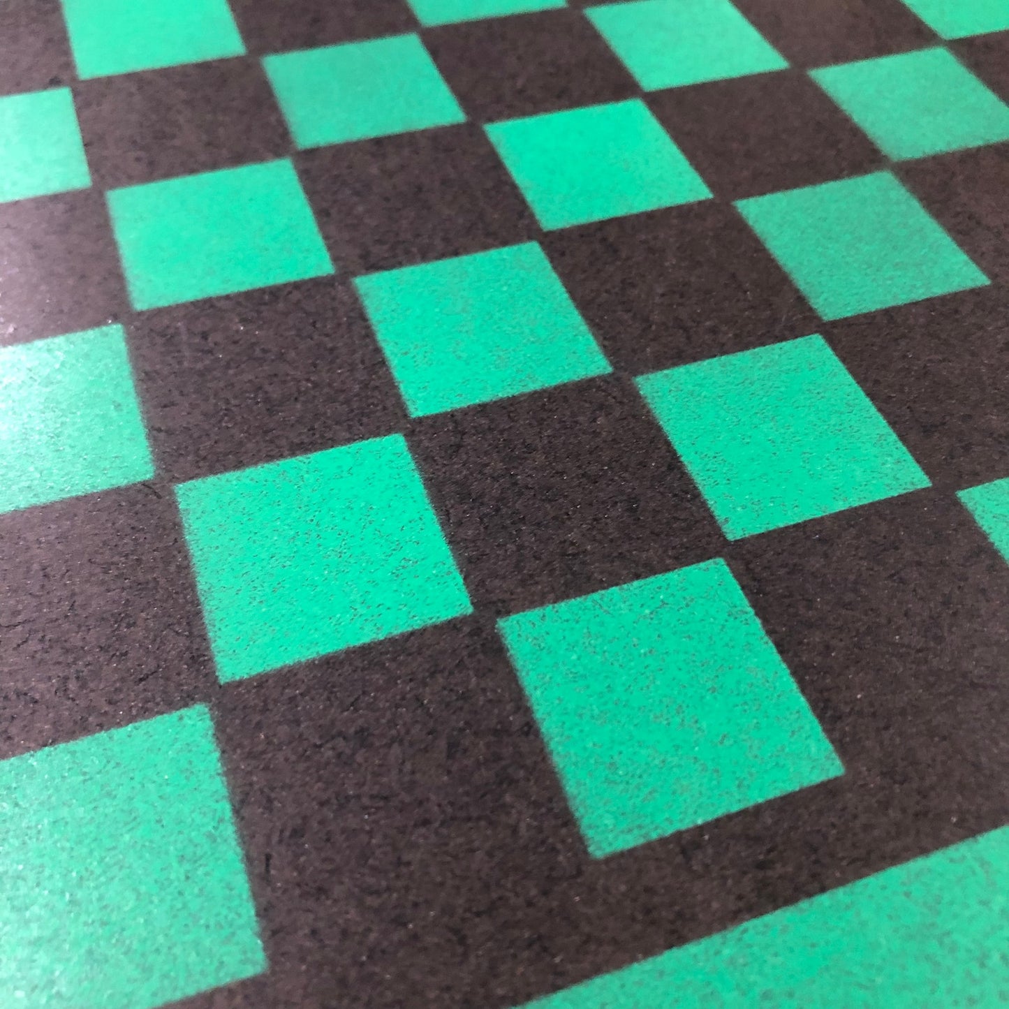 Black & Green - Painted Chess Set