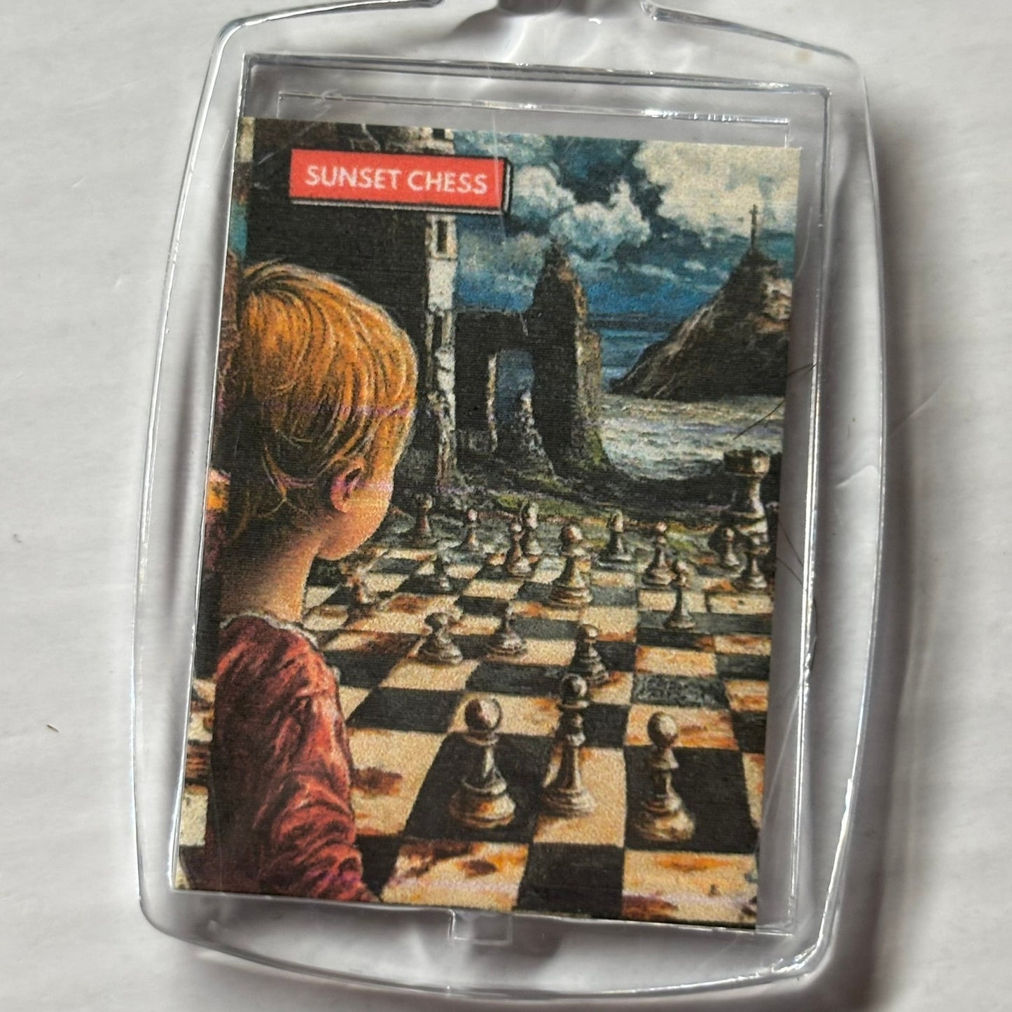 The Valley - Chess  Photo Keychain