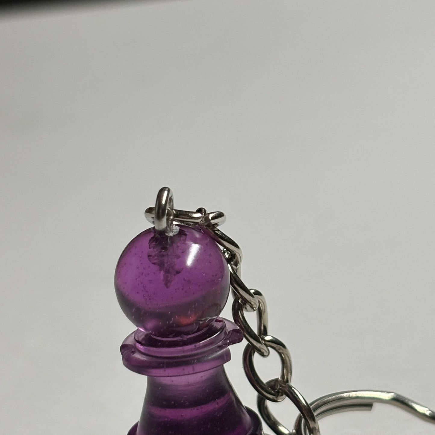 Purple Pawn - Handmade Resin Keychain