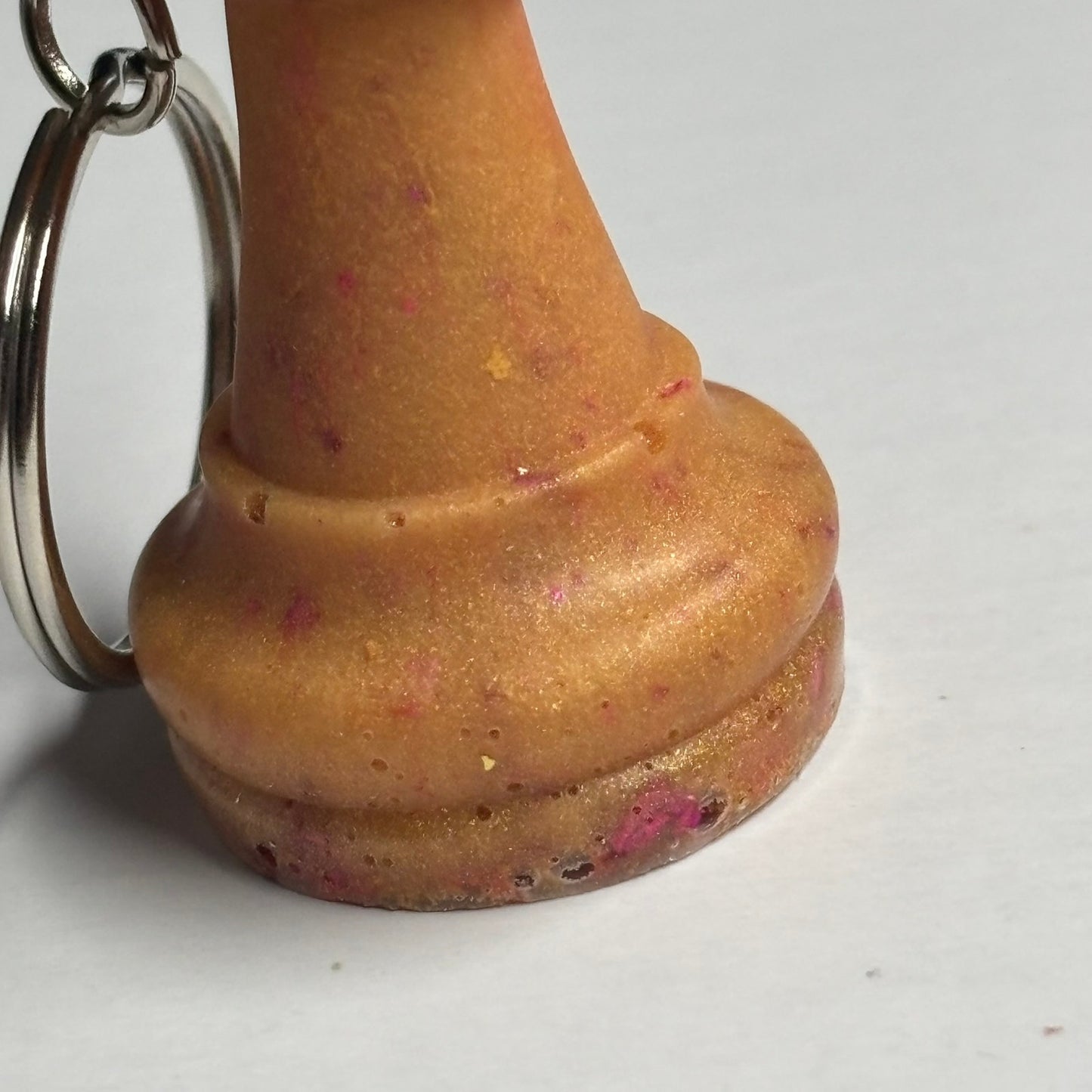 Royal Orange King - Handmade Resin Keychain