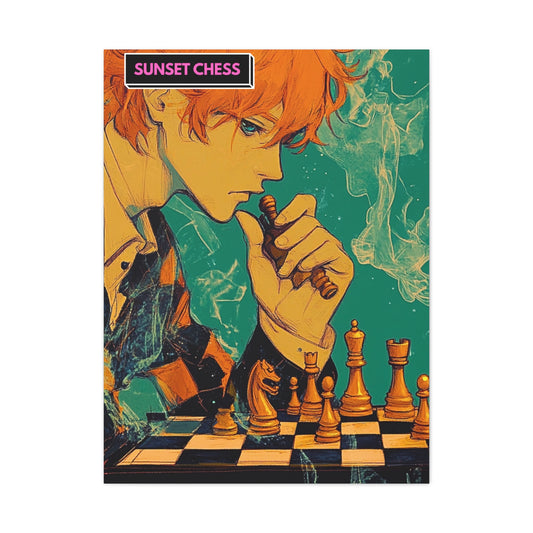 The Young Thinker - Canvas Chess Print 30"x40"