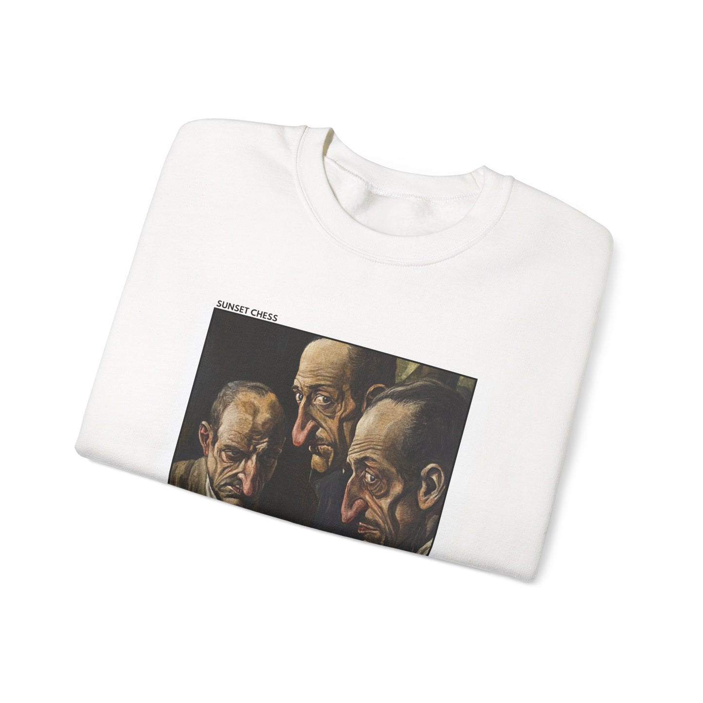 A Team Defeated - White Chess Crewneck Sweater