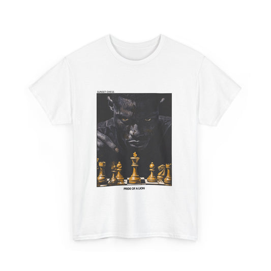 Pride of a Lion - White Chess T Shirt