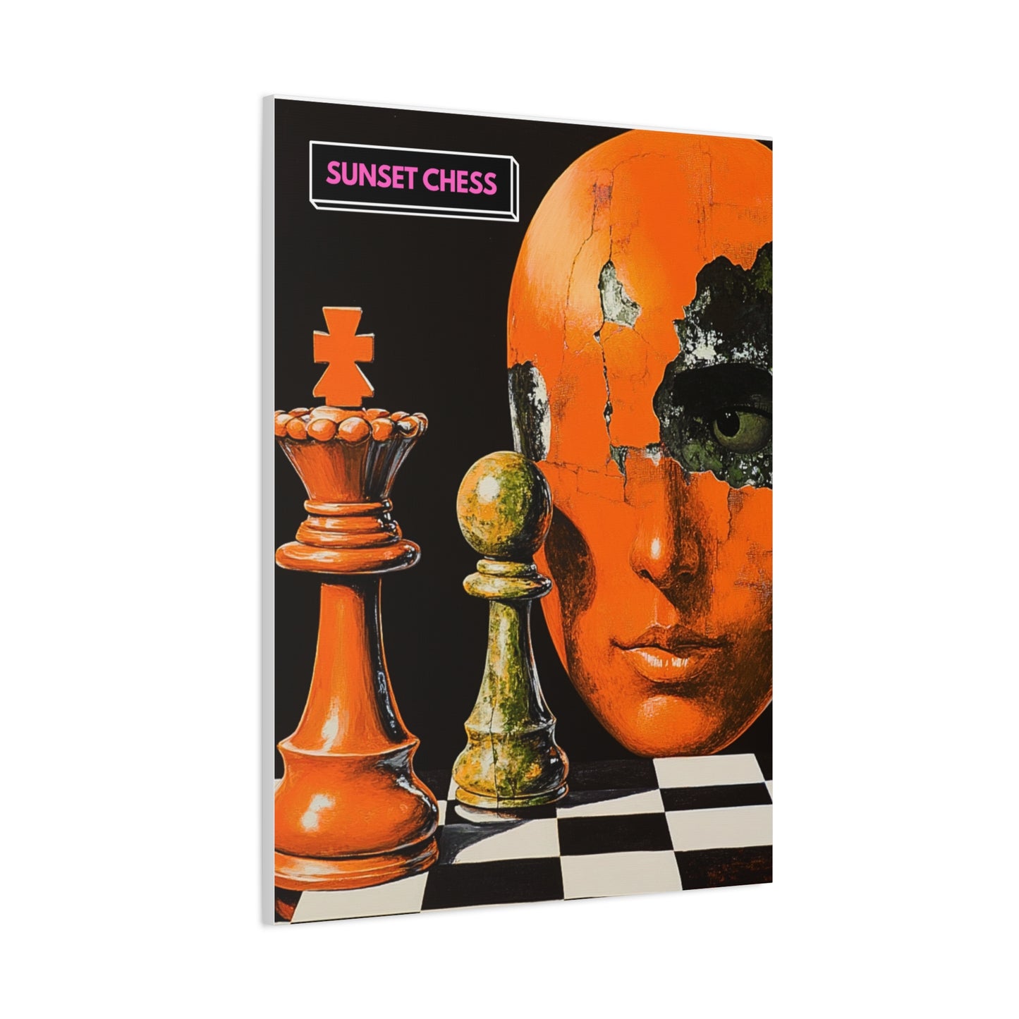 The Secret Eye - Canvas Chess Print 30"x40"