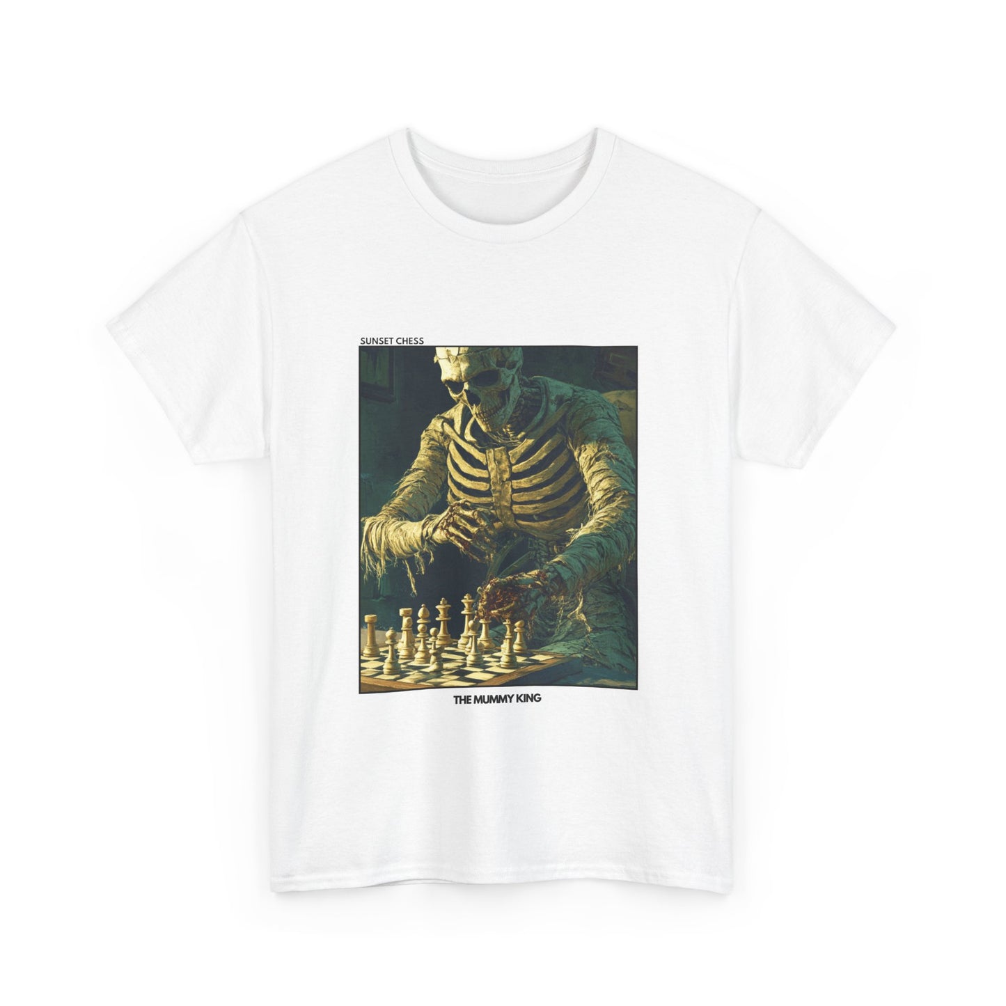 The Mummy King - White Chess T Shirt