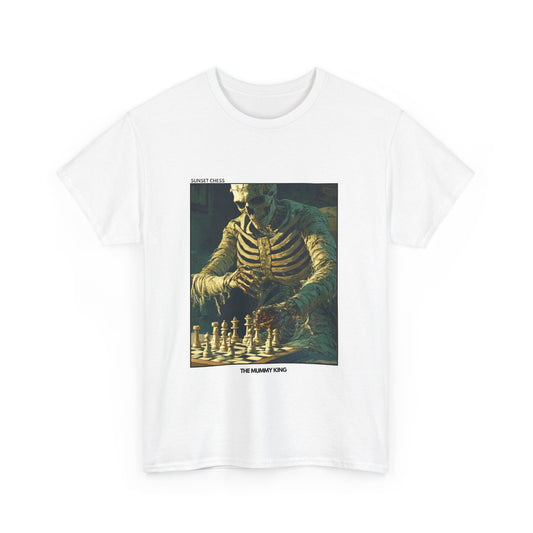 The Mummy King - White Chess T Shirt