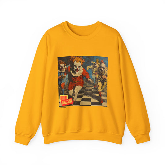 Clown Activities - Yellow Chess Crewneck Sweater