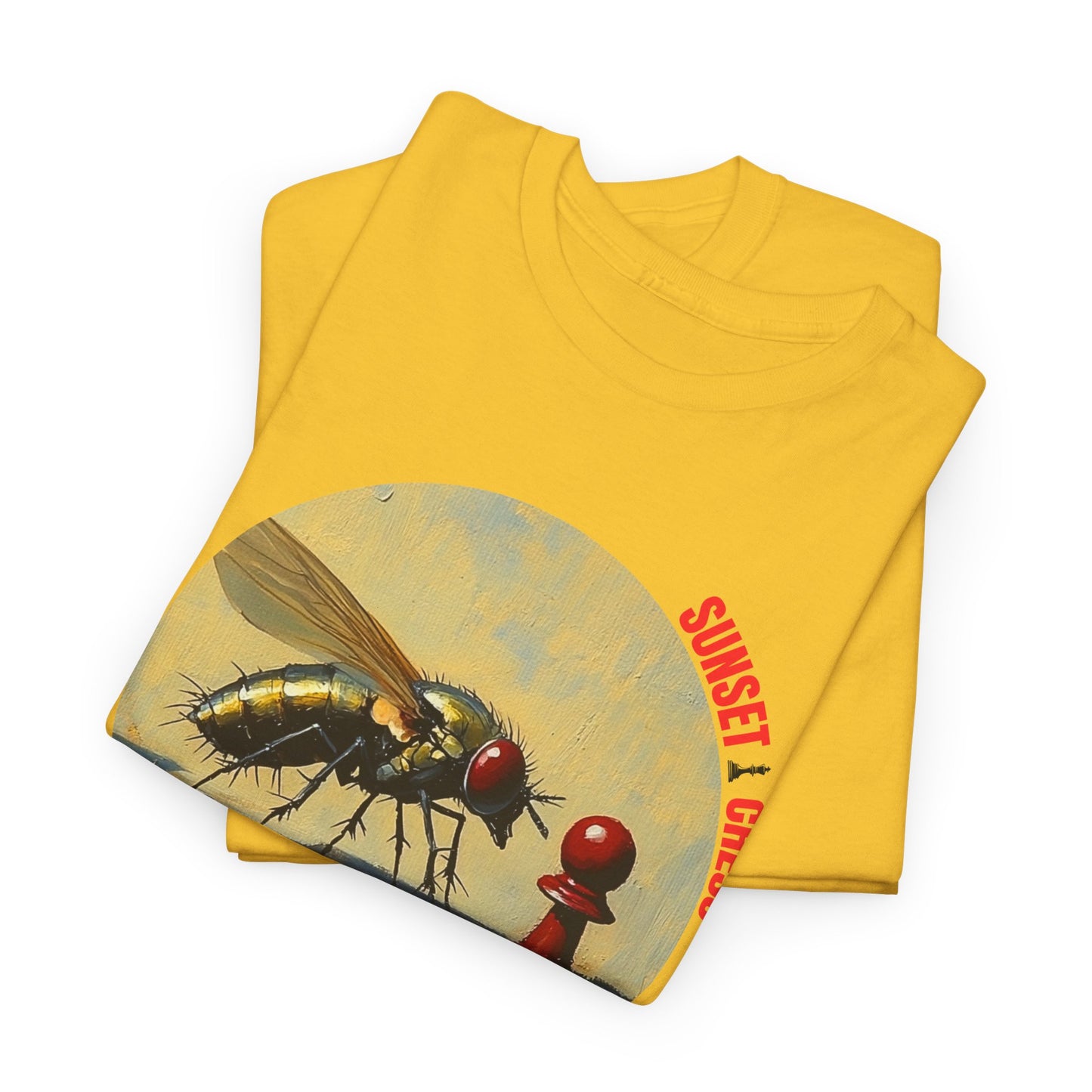 Fly & Pawn - Yellow Chess T Shirt