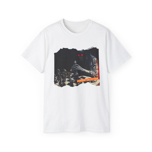Chess In Darkness - White Chess T Shirt