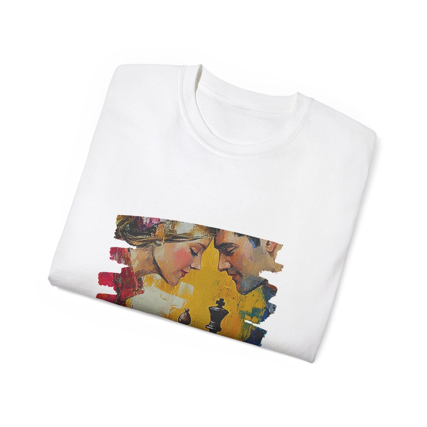Where Souls Connect - White Chess T Shirt