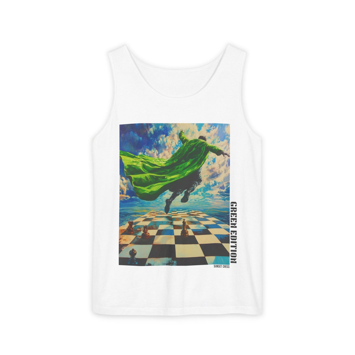 Green Chess Hero - White T Shirt