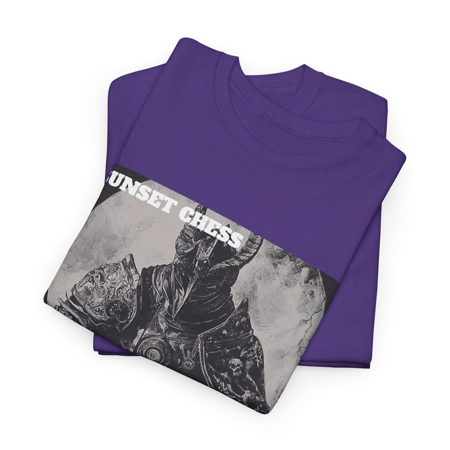Moon Night - Purple Chess T Shirt