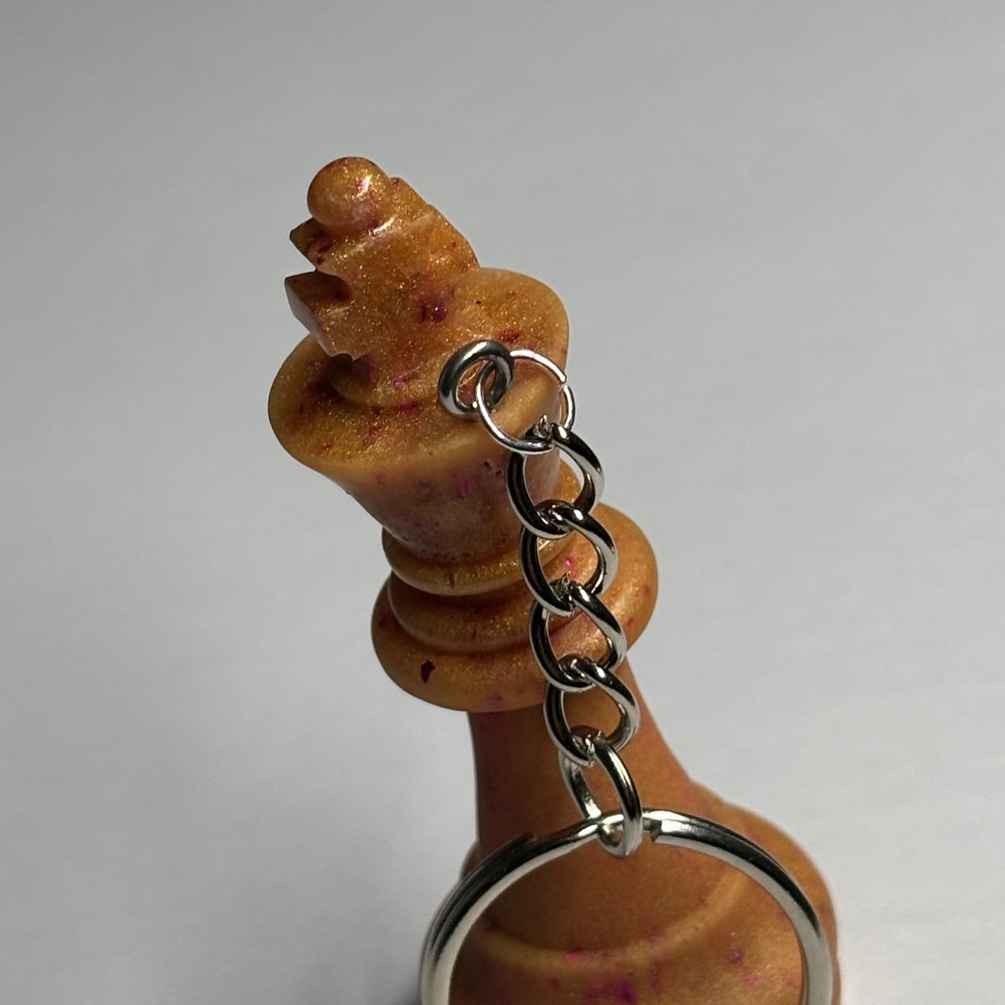 Royal Orange King - Handmade Resin Keychain