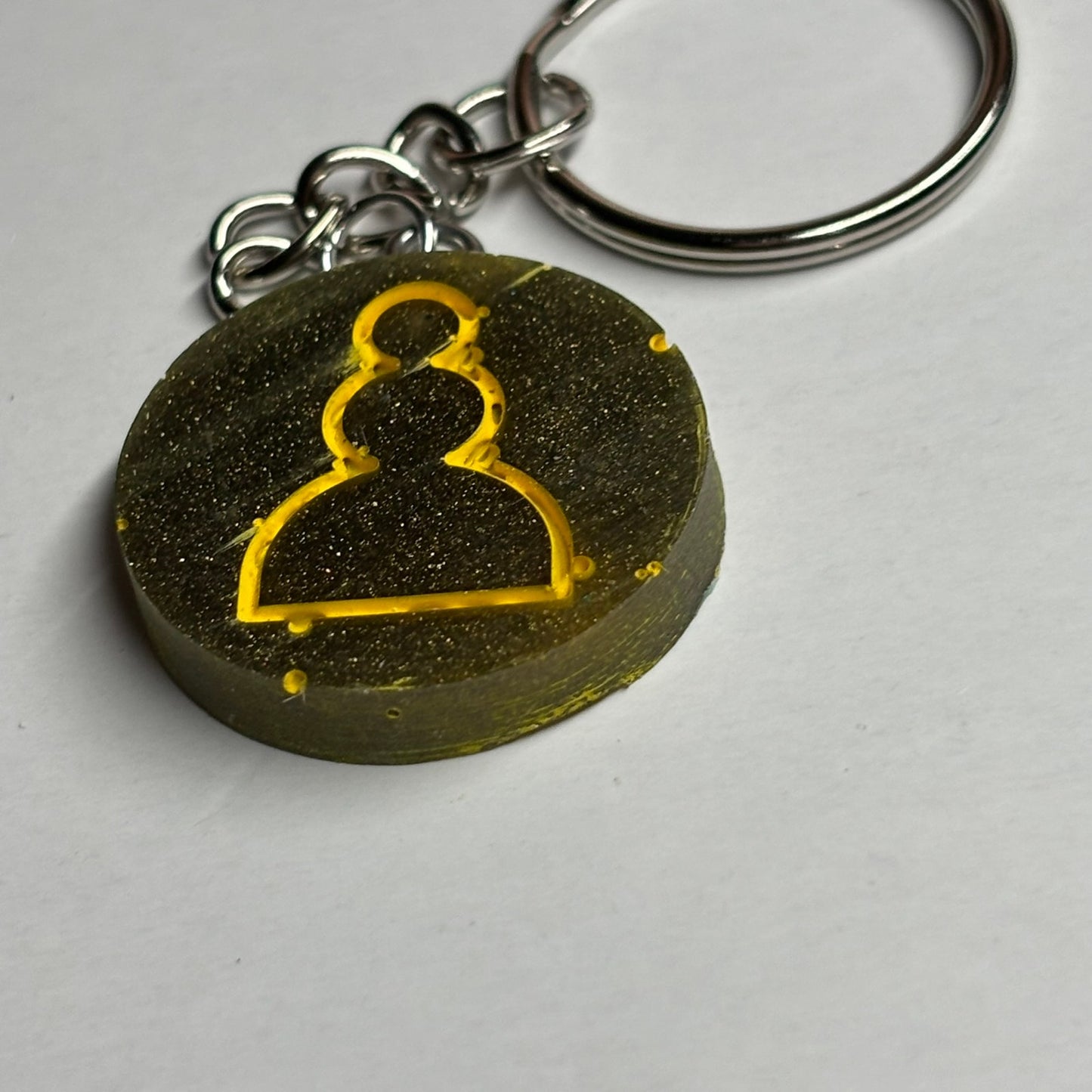 Dirty Green Pawn - Handmade Resin Keychain
