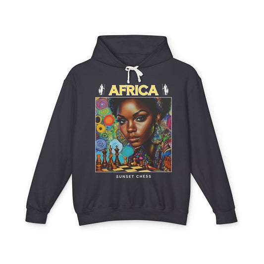 African Beauty - Black Chess Hoodie