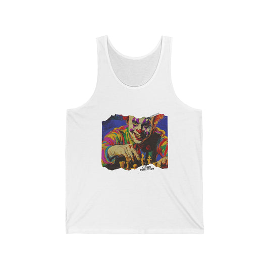 Crazy Disco - White Chess Tank Top