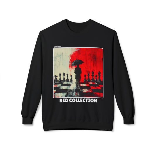 Red Mist - Black Chess Crewneck Sweater