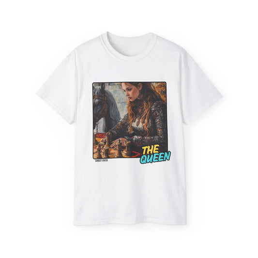 The Queen's Game - White Chess T Shirt