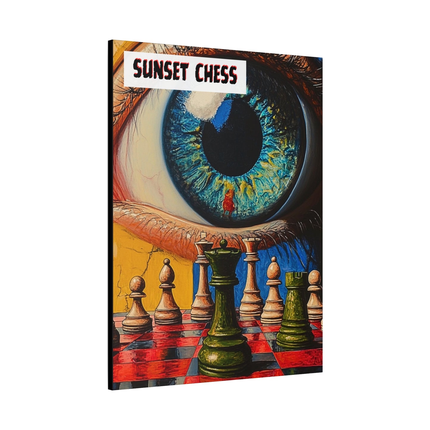 Apple of My Eye - Canvas Chess Print 36"x48"