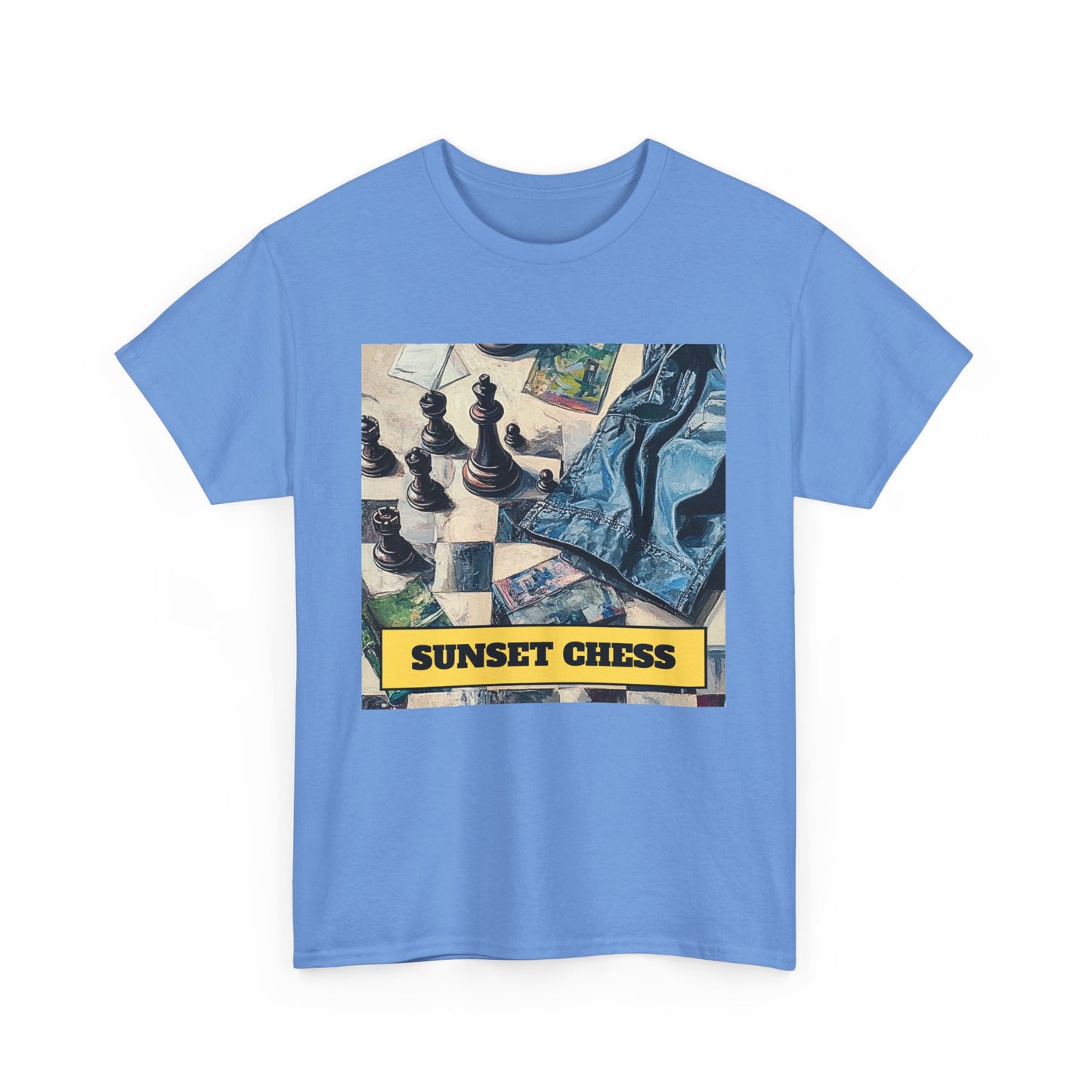 Casual Chess - Carolina Blue Chess T Shirt