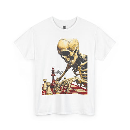 Skeleton Chess - Unisex Heavy Cotton Tee