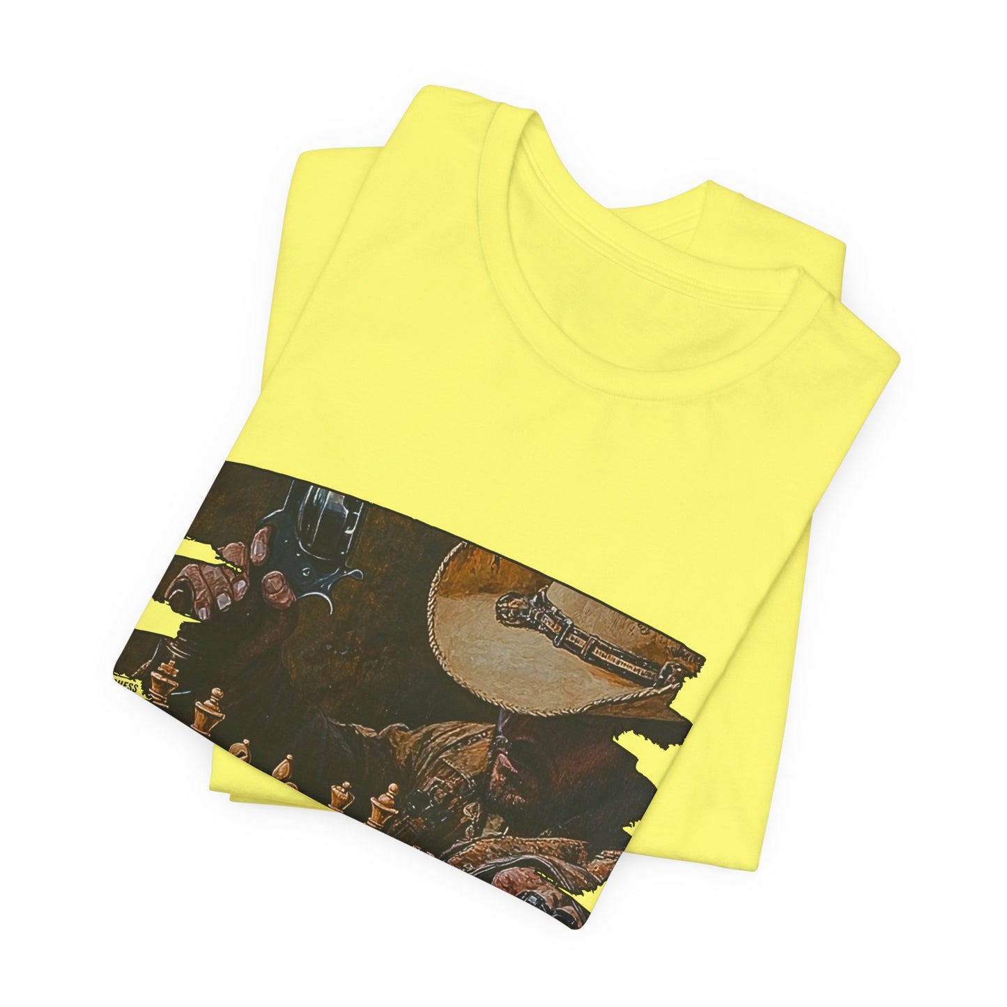 Outlaw - Yellow Chess T Shirt