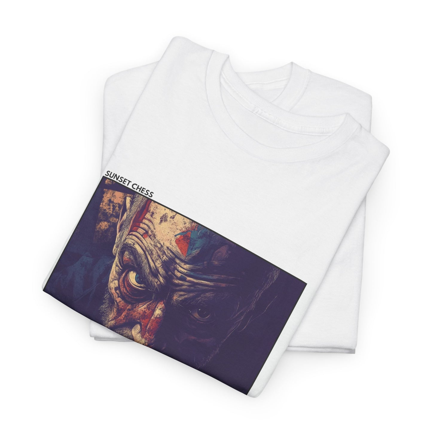 The Crazy Thinker - White Chess T Shirt