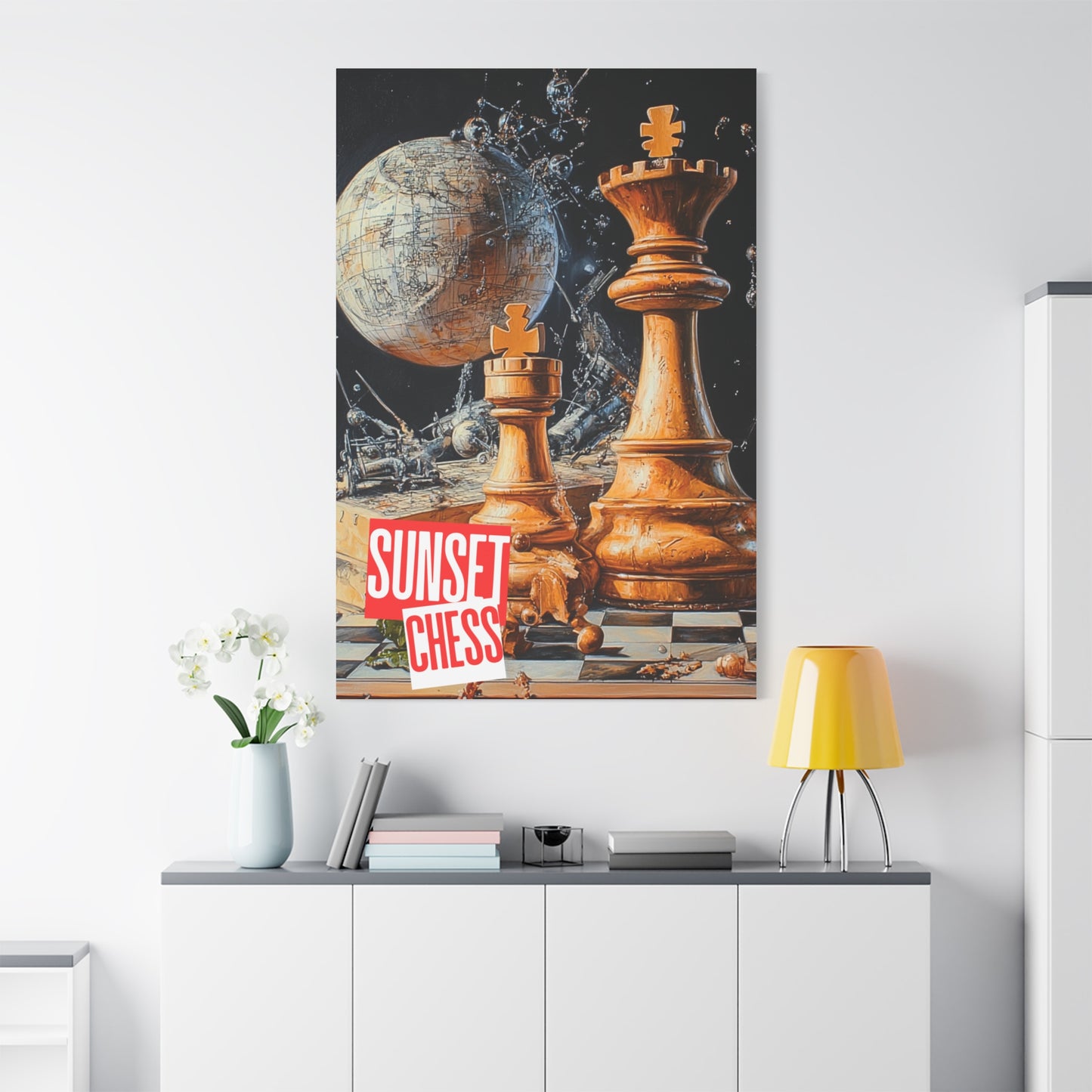 Broken Reality - Canvas Chess Print 40"x60"