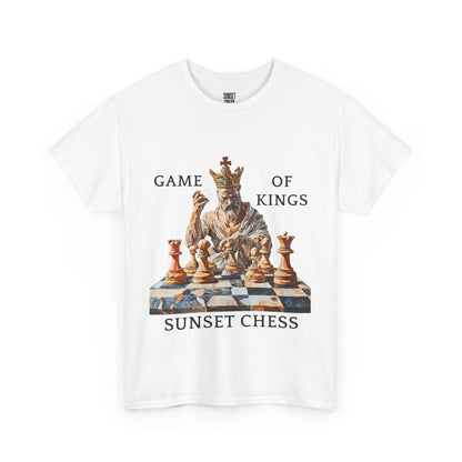 Game of Kings - Chess Tee - Unisex Heavy Cotton Tee