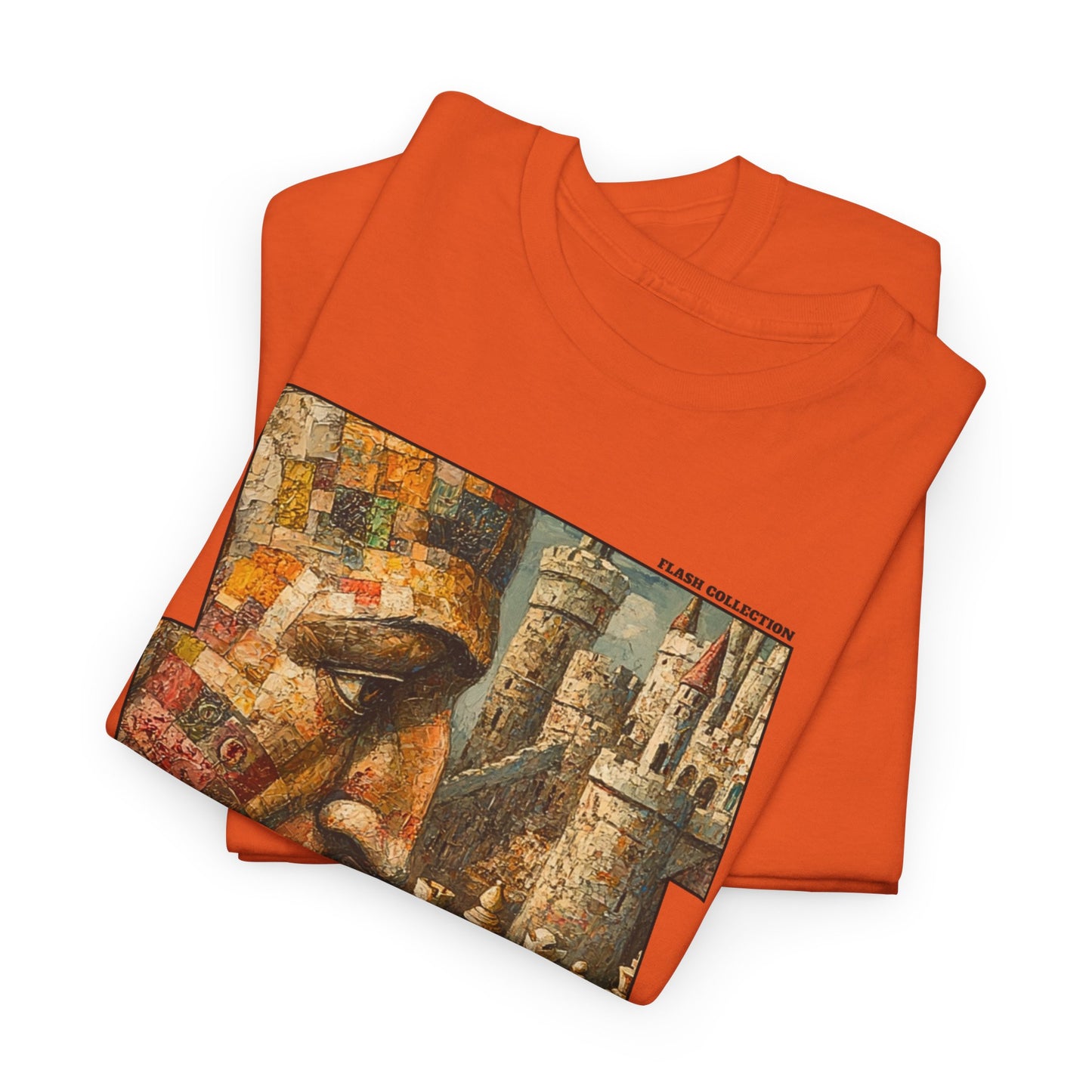 The Castle Wall - Orange Chess T Shirt