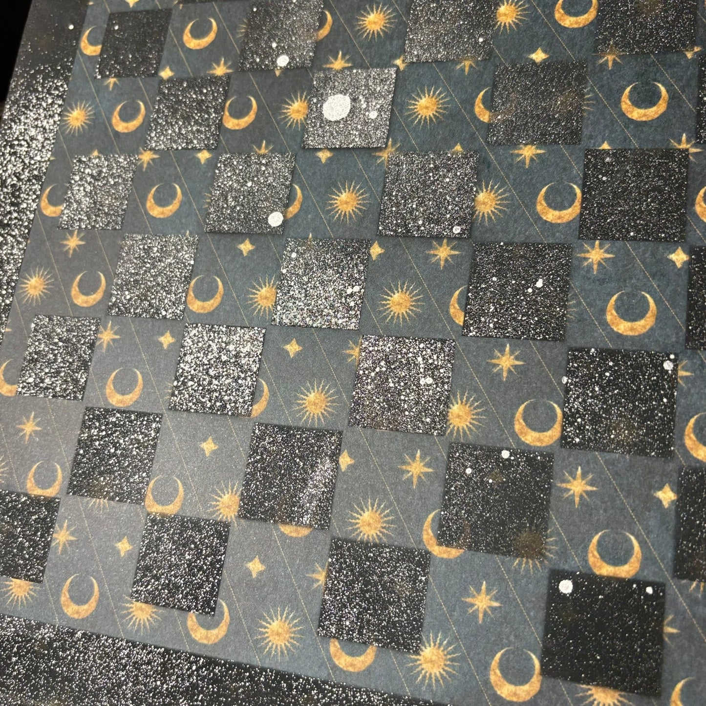 Starry Night - Scrapbook Chess Board