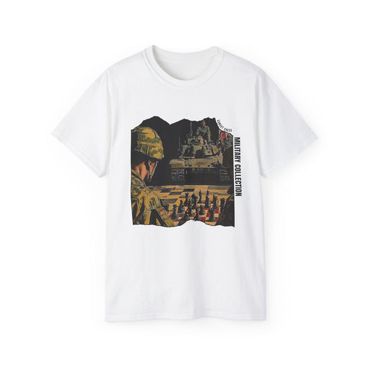 Military Strategy - White Chess T Shirt