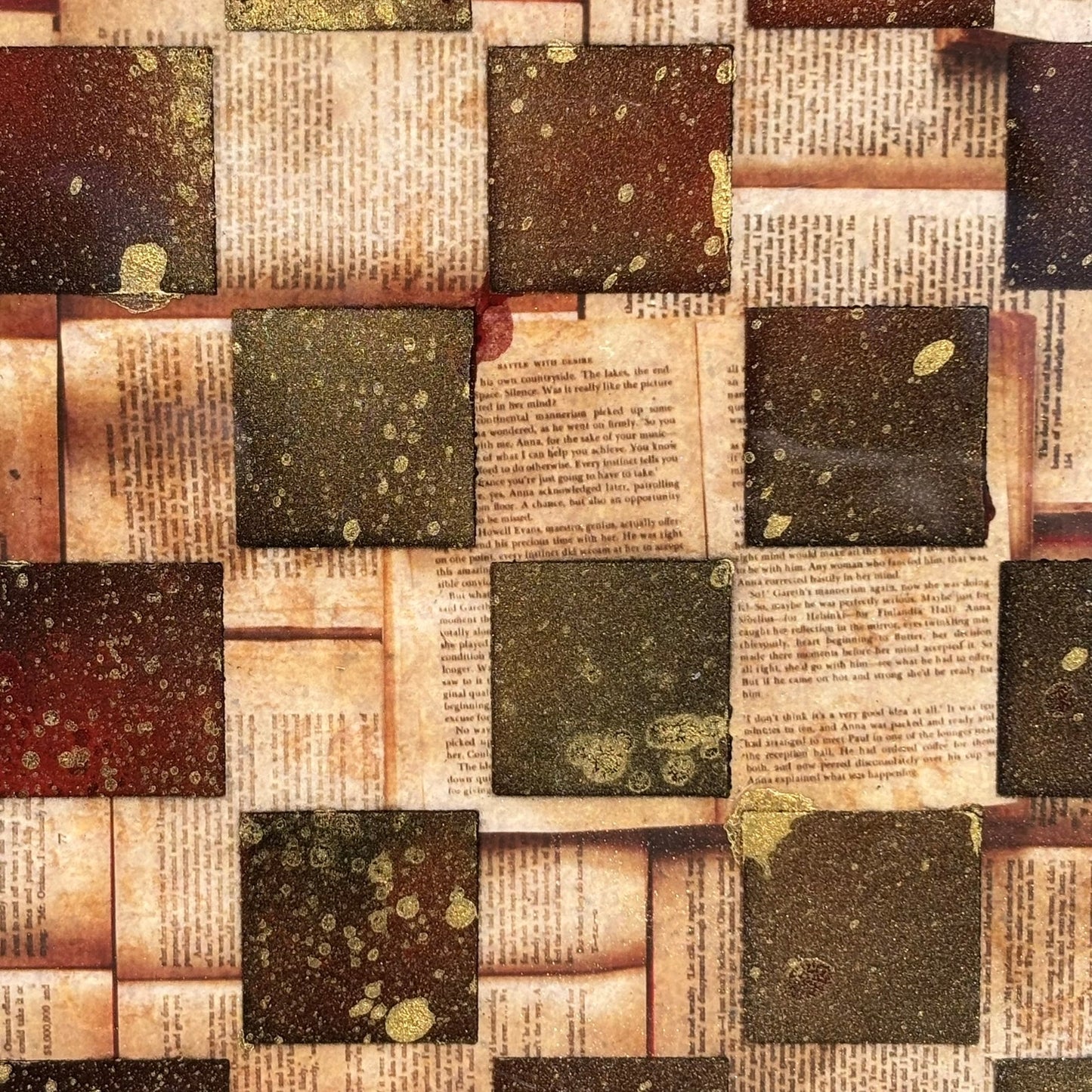 The Classic Papers - Resin Coated Chess Board