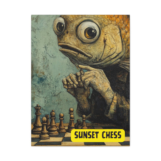 An Innocent Fish - Canvas Chess Print 24"x32"