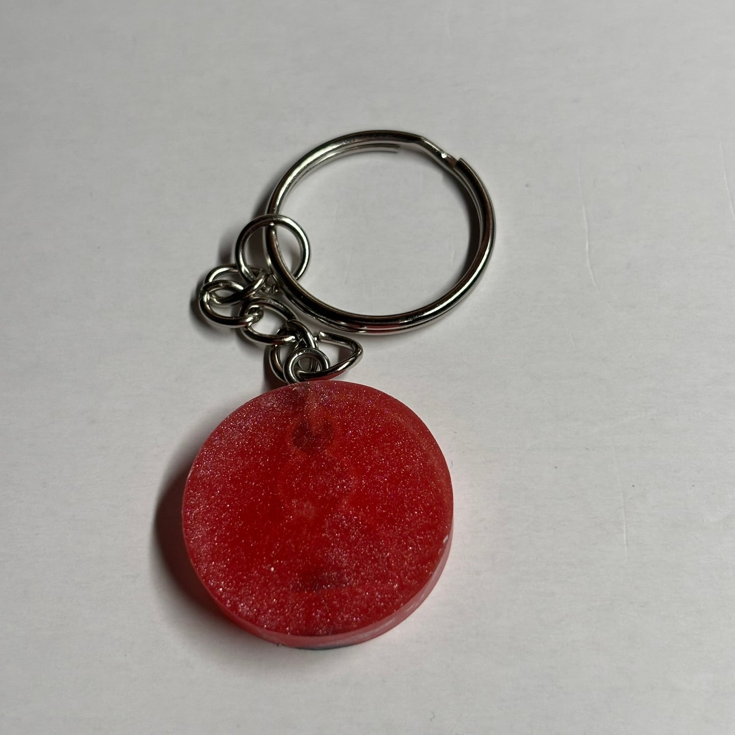 Orange Red Pawn - Handmade Resin Keychain - Flat Edition