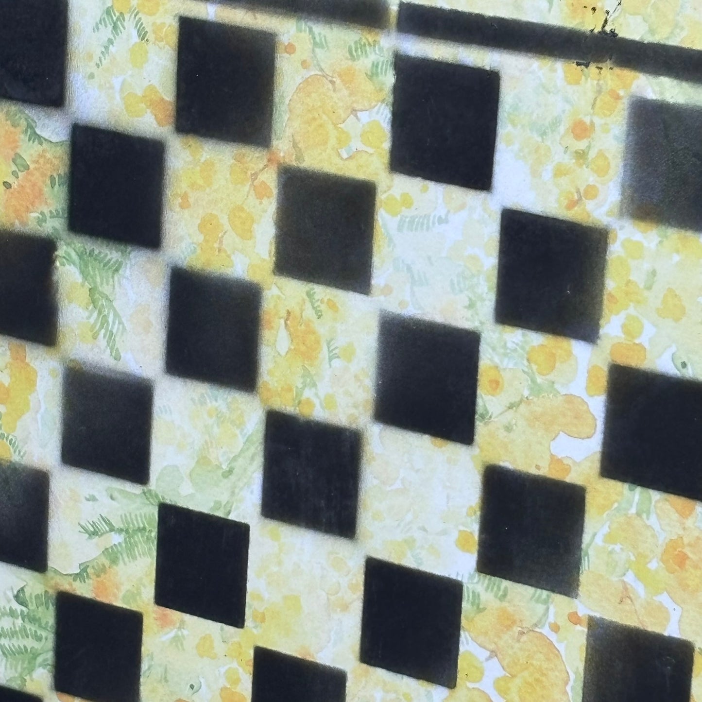 Sunshine Yellow - Scrapbook Chess Board